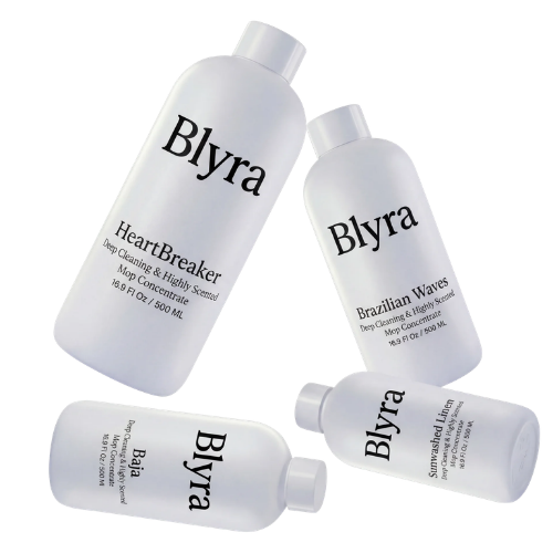 Experience luxury cleaning with Blyra Signature Scents*